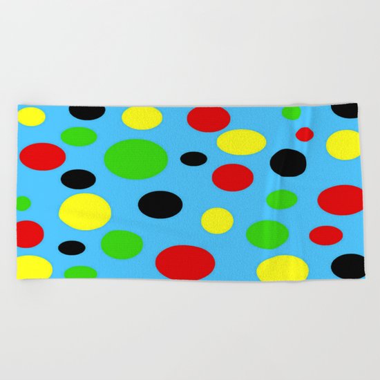Circles Beach Towel