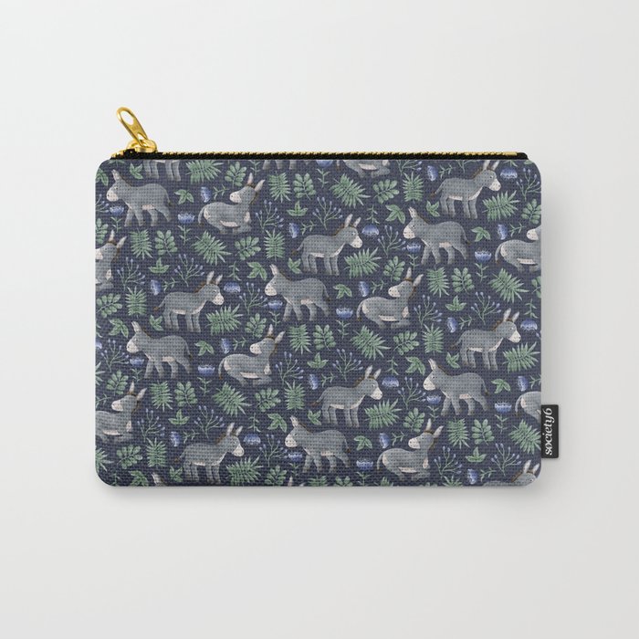 Wild donkeys Carry-All Pouch