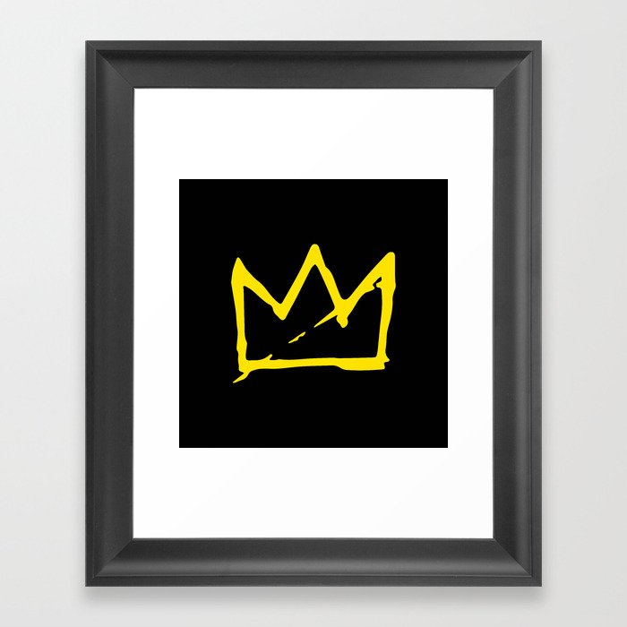 Basquiat Crown Framed Art Print By Sebthemonk Society6 | see more basquiat crown. basquiat crown framed art print by sebthemonk