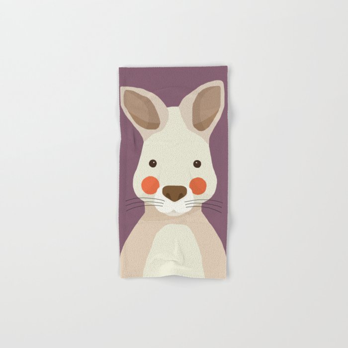 Kangaroo, Animal Portrait Hand & Bath Towel