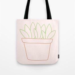 Potted Succulent Tote Bag