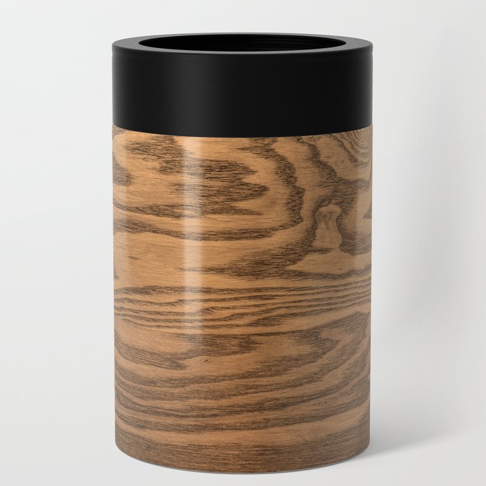 Wood, heavily grained wood grain Can Cooler