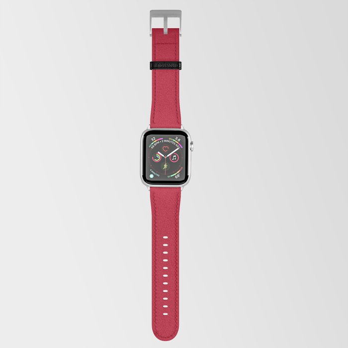 Ravishing Roses ~ Lipstick Red Apple Watch Band