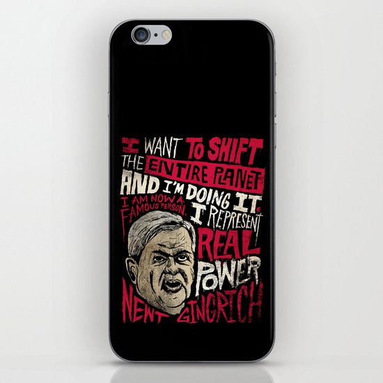 Newt Power iPhone & iPod Skin