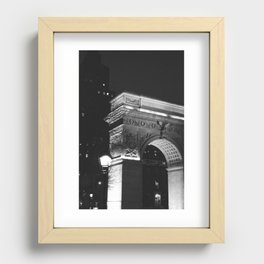 Washington Square Park Recessed Framed Print