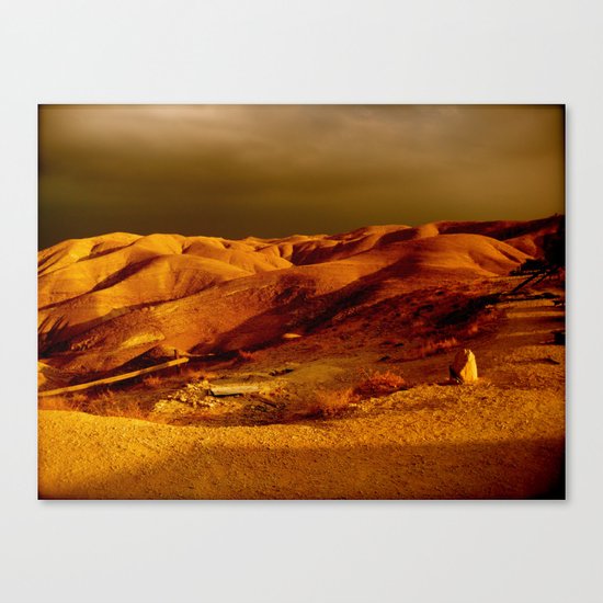 Sunset Desert Canvas Print