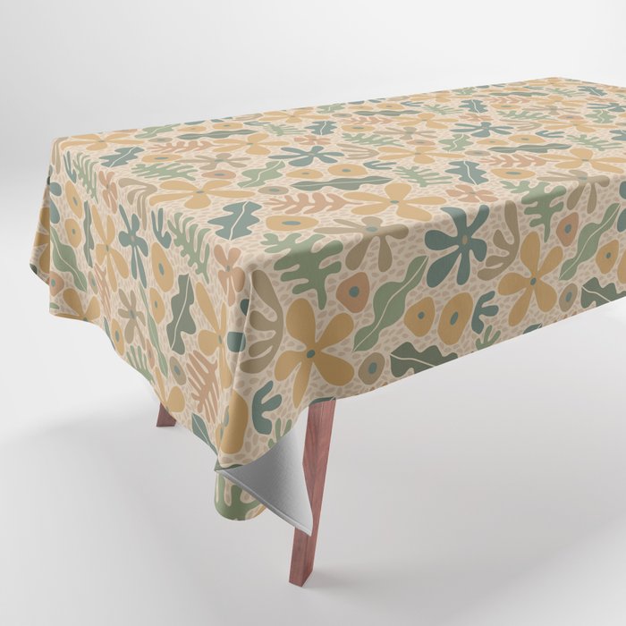 Boho Tropical - Beige Tablecloth
