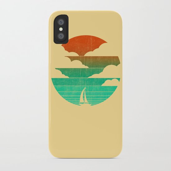 Go West (sail away in my boat) iPhone Case