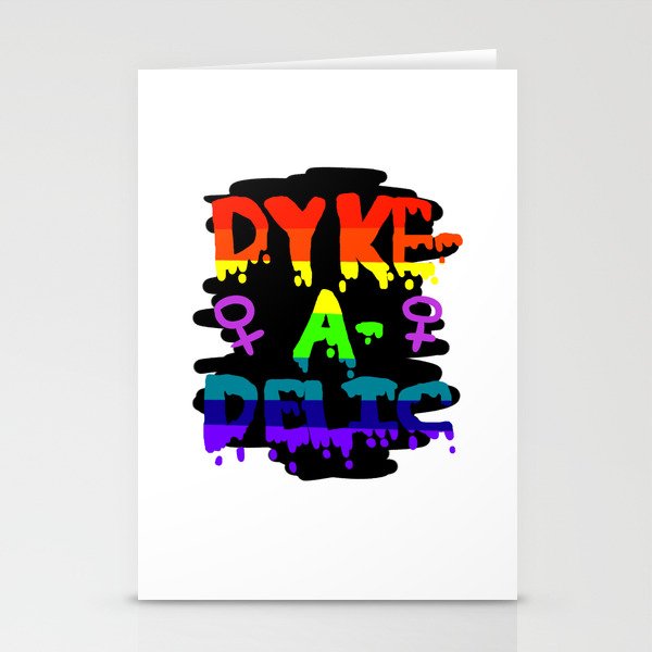 Dyke-A-Delic Stationery Cards