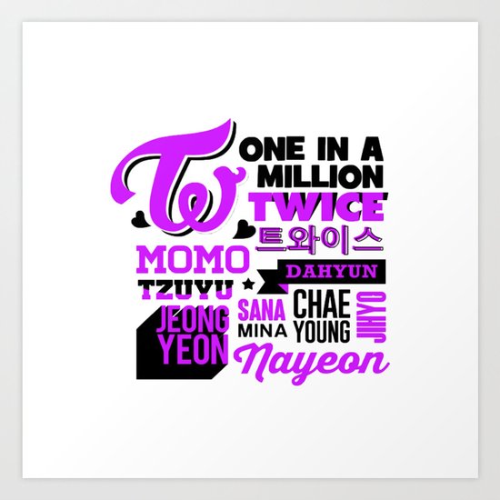 Twice Art Print By Unevenopal Society6