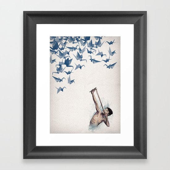 Lucky Shot Framed Art Print