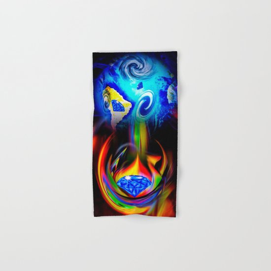 Our World Is A Magic - Is A Diamond Hand & Bath Towel