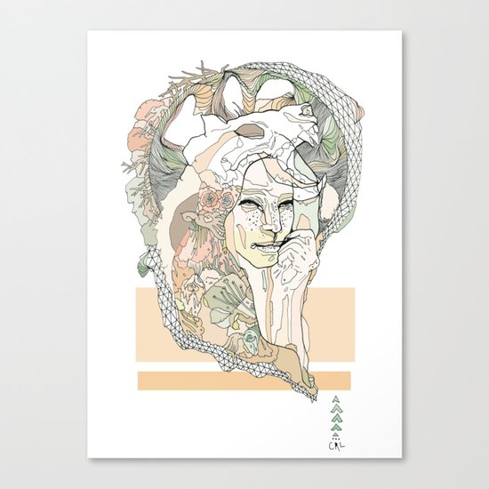 g a t t o Canvas Print