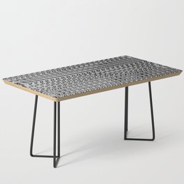 Monochrome Black And White Pattern Coffee Table