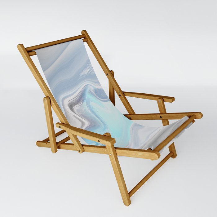 Turquoise Pool Sling Chair