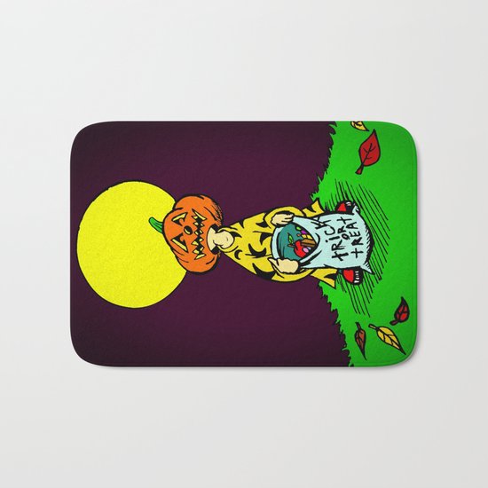 Tricky | Trick Or Treat | Halloween Bath Mat