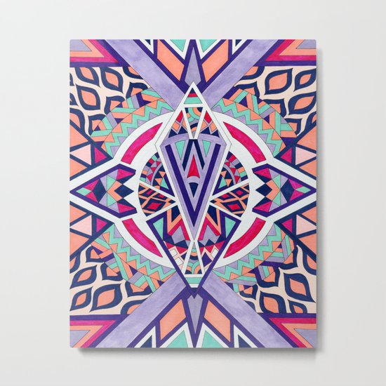 Abstract Journey II Metal Print
