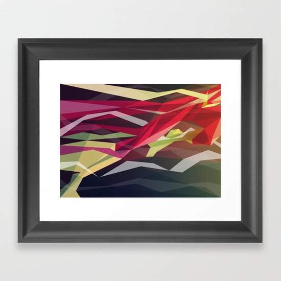 Running Man Framed Art Print