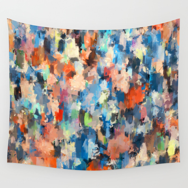 Abstract Color Pattern Colorful Abstract Painting Design Wall