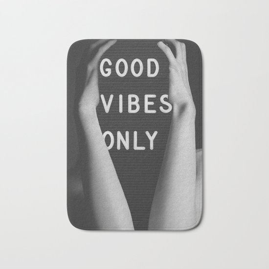 good vibes onley Bath Mat