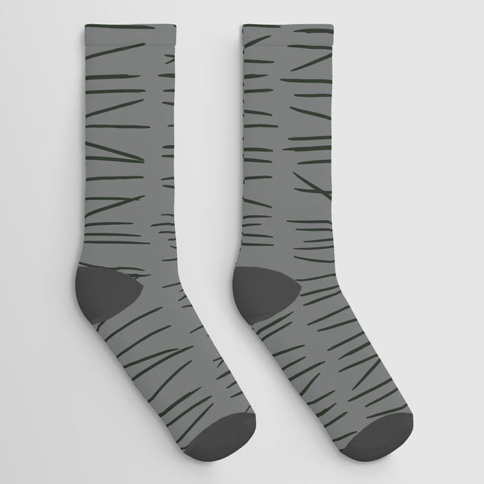 Fiddlesticks Dark Gray Tilted Socks