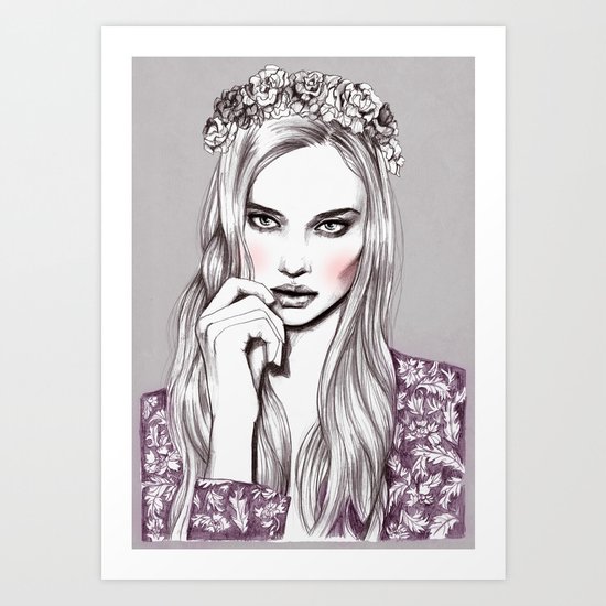 Violet Art Print