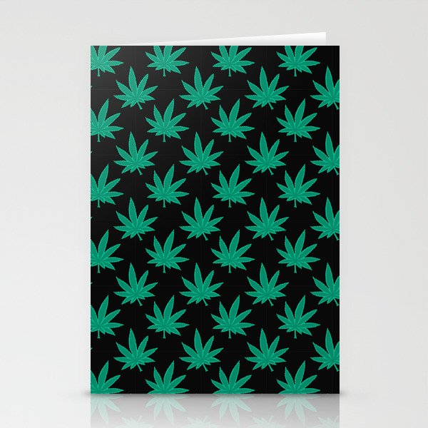 Weed Pattern 420 Stationery Cards