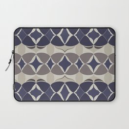 Modern abstract big weave pattern - Blue Laptop Sleeve