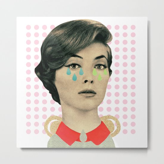 for your information there's an inflammation in my tear gland Metal Print