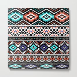 Tribal ethnic seamless pattern 4 Metal Print
