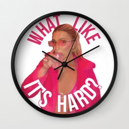 what like it's hard ? Wall Clock