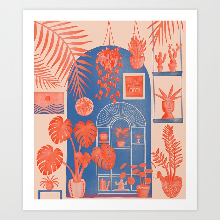 Indoor Jungle 02 Art Print