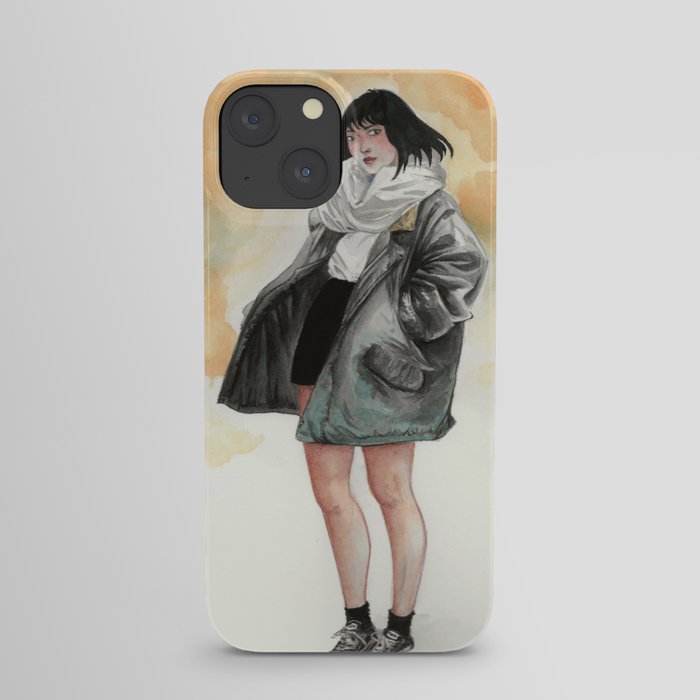 Casual girl iPhone Case