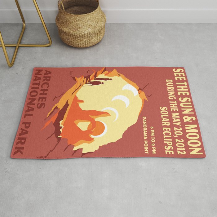 Vintage poster - Arches National Park Rug