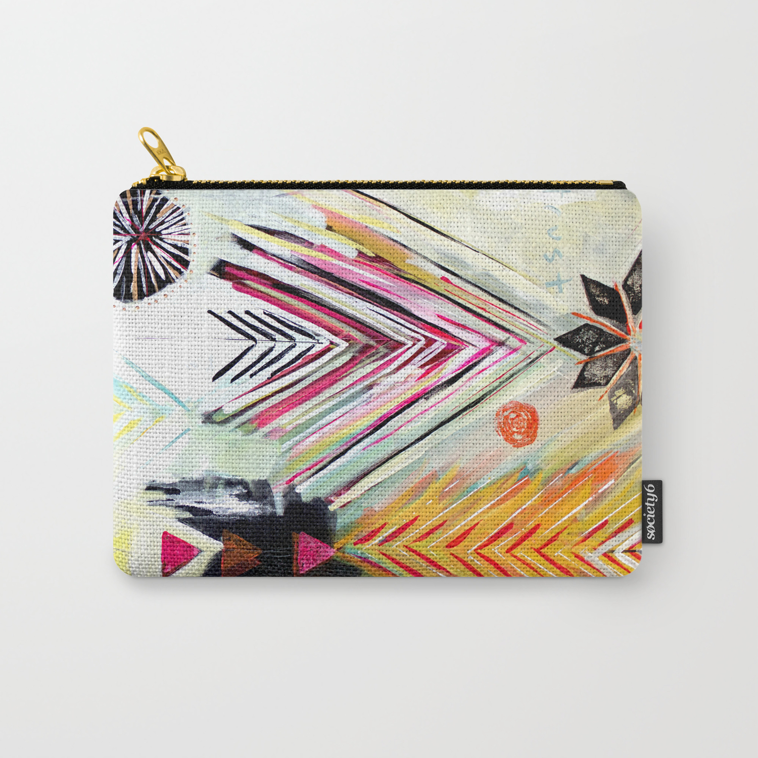 True North Original Painting By Flora Bowley Carry All Pouch By