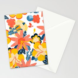 Hibiscus Yellow Stationery Card