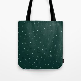 Minimal X's- Sansevieria Green Tote Bag