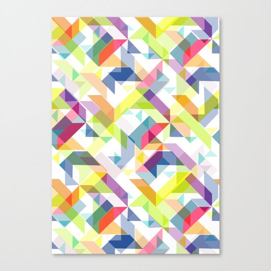 Aztec Geometric II Canvas Print