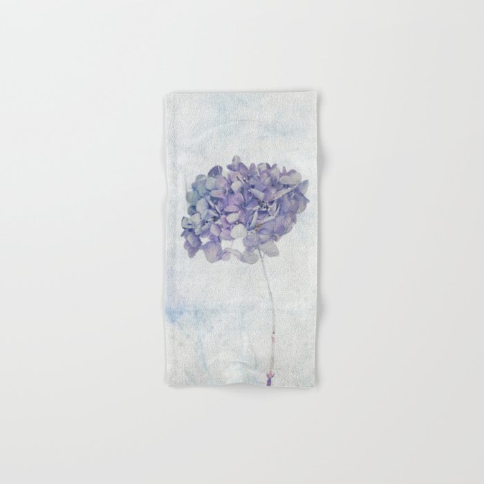 Blue Vintage Hydrangea Hand & Bath Towel