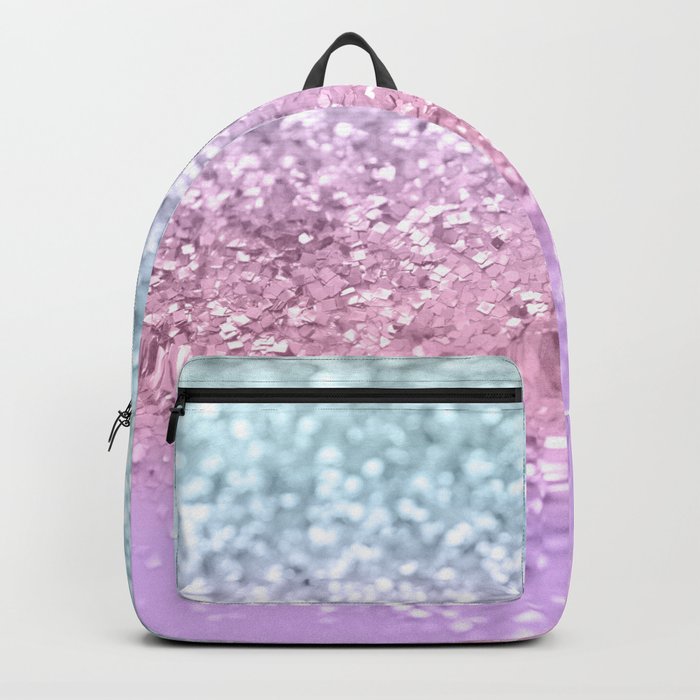 Unicorn Girls Glitter #4 (Faux Glitter) #shiny #pastel #decor #art #society6 Backpack