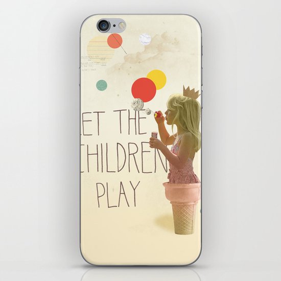 Let the children play iPhone & iPod Skin