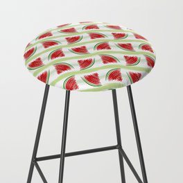 Watermelon Doodle Diagonal Bar Stool