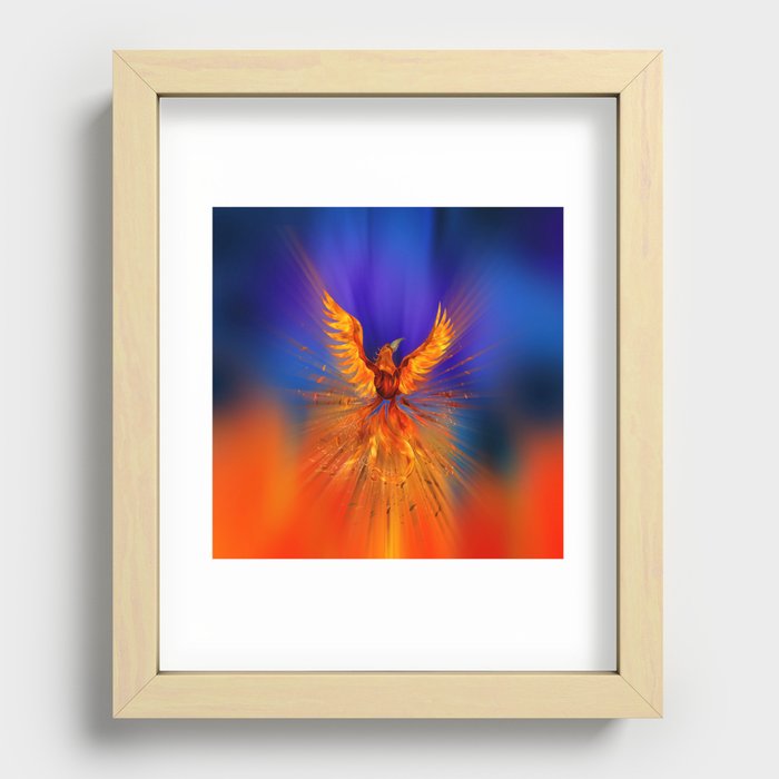 Phoenix Rising Recessed Framed Print