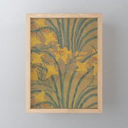Day Lilies II by Walter Crane Framed Mini Art Print
