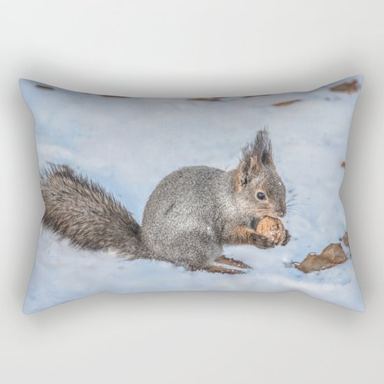 Hard nut to crack Rectangular Pillow