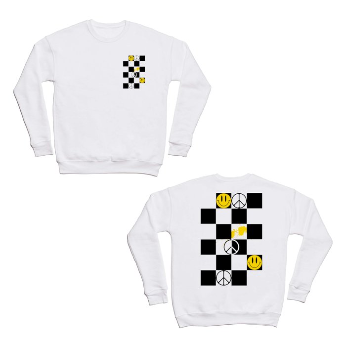 LV Smiley Checkered Crewneck Sweatshirt – Palmetto Twist