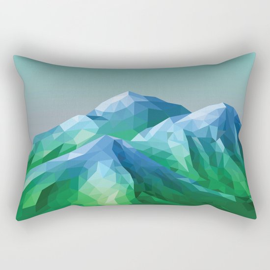 Night Mountains No. 40 Rectangular Pillow