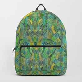 Green leaves Backpack