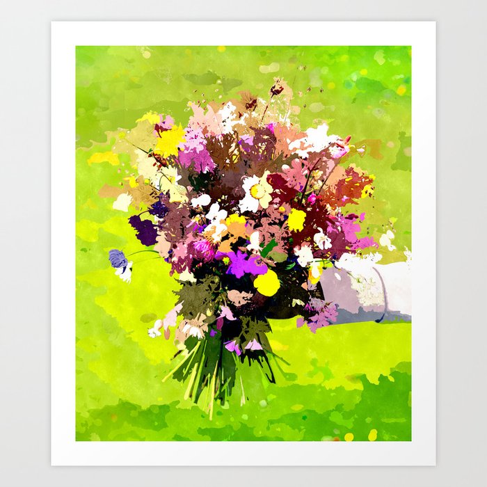 Flower Bearer Art Print