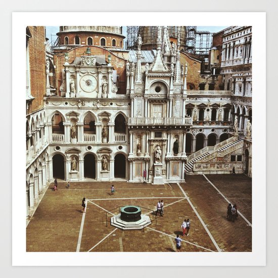 Doge's Palace Courtyard Art Print